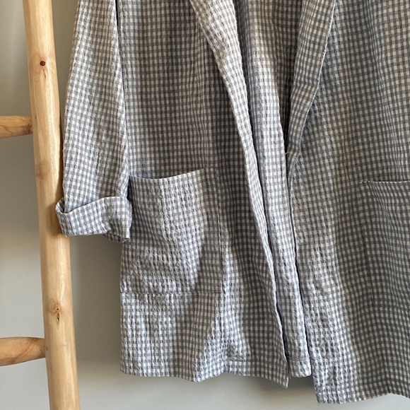 Blank NYC Gingham Blazer Sz Small - Picture 5 of 7